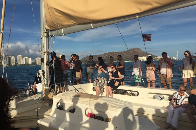 Waikiki Sunset Cocktail Sail with Open Bar - Wind and waves can change the mood