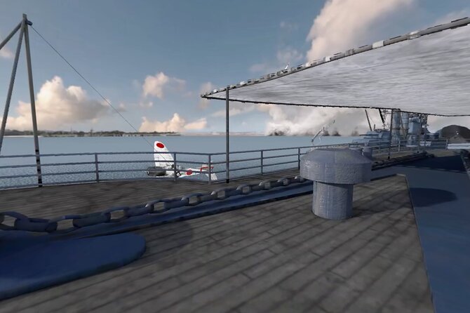 Walk The Deck of The USS Arizona Virtual Reality Experience - Seeing the USS Arizona before the attack